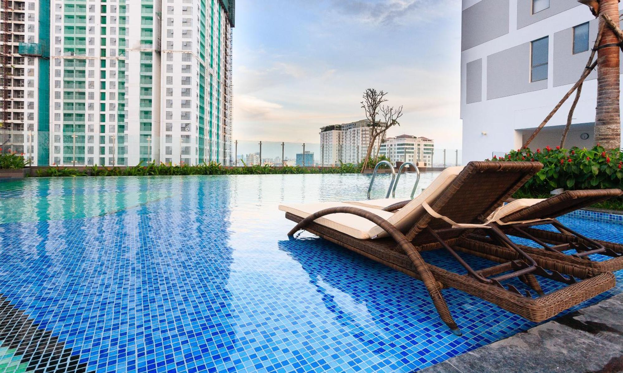 Yo'S Homes Rivergate Apartment Infinity Pool Near District 1 Thành Pho Ho Chí Minh Esterno foto