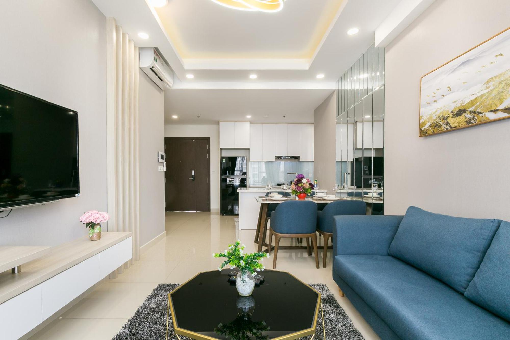 Yo'S Homes Rivergate Apartment Infinity Pool Near District 1 Thành Pho Ho Chí Minh Esterno foto