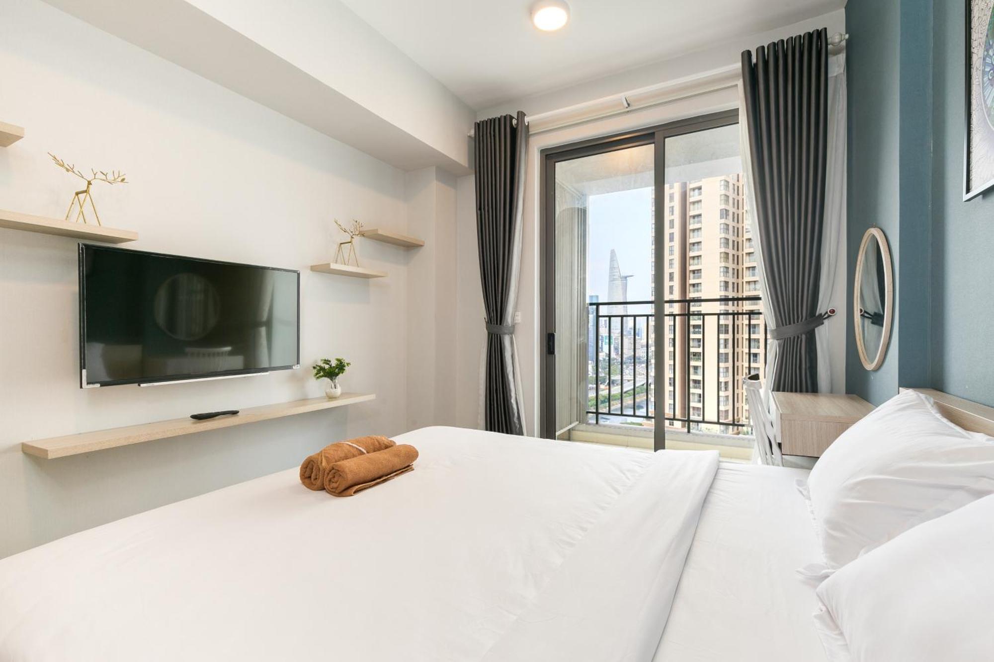 Yo'S Homes Rivergate Apartment Infinity Pool Near District 1 Thành Pho Ho Chí Minh Esterno foto